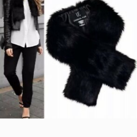 Unreal fur faux fur scarf - Picture 4 of 10